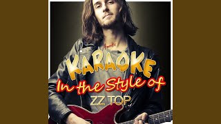 Sharp Dressed Man In the Style of Zz Top Karaoke Version [upl. by Ydennek]