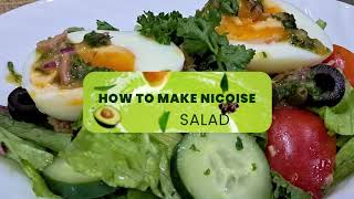 How To Make Nicoise Salad  Mediterranean  French  Nice  food 2024 salad frenchcuisine fyp [upl. by Thorma172]