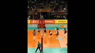 Clever Surprise Attack by Bojana Drča🤯 volleyball [upl. by Nylzor]