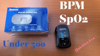 Pulse Oximeter  SpO2 readings  Best for the price range [upl. by Niel78]