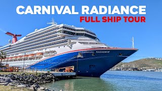 Carnival Radiance Ship Tour [upl. by Reviel680]