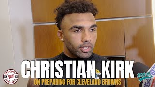 Jacksonville Jaguars WR Christian Kirk on Facing the Cleveland Browns [upl. by Anurag]