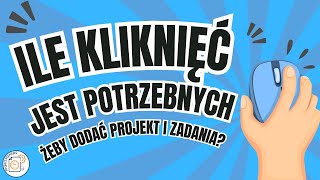 Nie zgadniesz ile kliknięć wystarczy żeby dodać projekt i 3 zadania fragment spotkania online [upl. by Beltran]