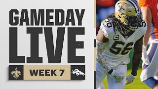 Saints vs Broncos Gameday Live  2024 NFL Week 7 [upl. by Faust]