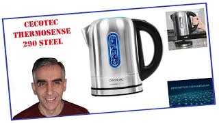 🍵 HERVIDOR de AGUA eléctrico CECOTEC THERMOSENSE 290 STEEL  AMAZON PC COMPONENTES y M MARKT 2024 👍 [upl. by Margot]