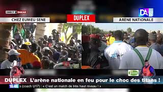 Mbao  Suivez le départ de Eumeu Sene en direction de l’arène nationale de Pikine… [upl. by Mundt]