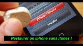 effacer un iphone sans itunes [upl. by Bishop]