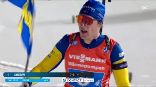 Sverige vinner VM Guld i skidskytte 2024 [upl. by Carvey]