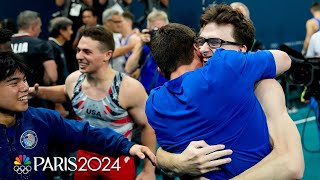 Lets go Behind the scenes of Team USAs historic mens gymnastics bronze  Paris Olympics [upl. by Taylor169]