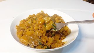 Yummy Unripened plantain pottage [upl. by Lagas]