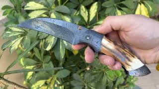 Todd Fischer Hawkbill Custom Knife From R1MarketPlace [upl. by Atinor696]