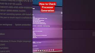 Check Your Computer Processor Generation computer processor tricks [upl. by Aspasia]