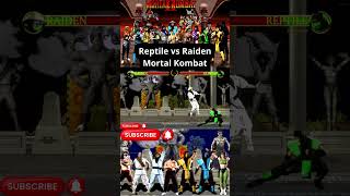 Mortal Kombat Reptile vs Raiden – Best Fatalities and Combat Highlights [upl. by Kutchins918]