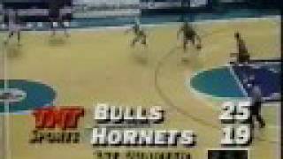 Michael Jordan 1993 38pts Vs LJ amp Zos Charlotte Hornets [upl. by Icats434]