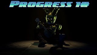 SFM \ FNAF My Progress 1  MarvyanakaP  Whimper feat Kaito FNAF 3 song [upl. by Yendic]