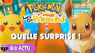 POKEMON LETS GO PIKACHU amp EVOLI  Trailer officiel et surprenant  BibACTU 45 [upl. by Ahcmis]