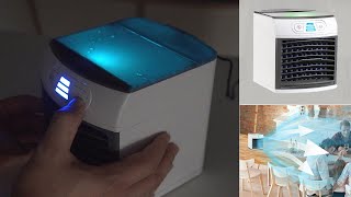 Rafraîchisseur dair et humidificateur avec lumière dambiance  bureau gaming detente PEARLTVFR [upl. by Bissell863]