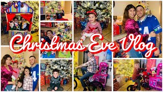 DAY IN THE LIFE  ON CHRISTMAS EVE 🎄 VLOGMAS  OPENING PRESENTS [upl. by Langill492]