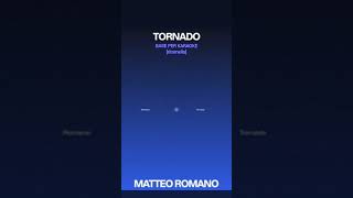 TORNADO  MATTEO ROMANO  BASE PER KARAOKE music [upl. by Basset]