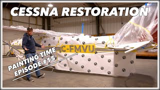 Painting The Stripe Episode 15  Glens Hangar  Cessna Restoration [upl. by Buschi]