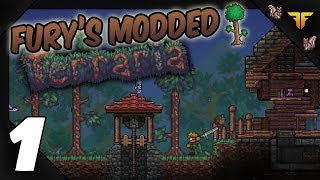 Journeys Start  Furys Modded Terraria s2e1 [upl. by Cyrillus793]