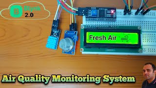 How to Monitor Air Quality  Air Quality Monitoring System  ESP8266  Blynk IOT Projects [upl. by Lonny]