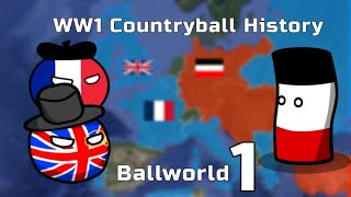 World war 1 history countryballs  Part 1 [upl. by Townie938]