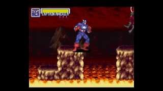 SNES Longplay  Marvel Super Heroes  War of The Gems [upl. by Ahsikahs]