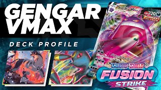 Gengar VMAX Deck Profile  BEST Way to Play Single Strike Fusion Strike [upl. by Nawek]