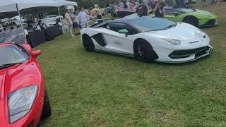 CARS amp COFFEE EXITS LAMBORGHINI amp CYBERTRUCK AT THE SAME CAR SHOW [upl. by Alysoun422]