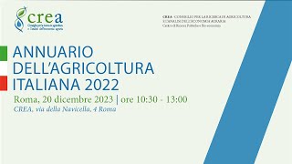 Annuario dellagricoltura italiana 2022 [upl. by Matthiew]