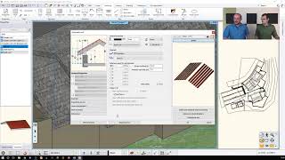 Roof tiling  ARCHLineXP [upl. by Issor]