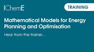 Mathematical Models for Energy PLanning and Optimisation – Hear from the trainer [upl. by Natka532]