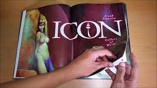 Frank Frazetta ICON Art book [upl. by Neehs]