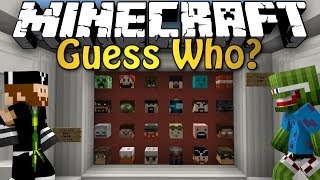 Minecraft Minigame Guess Who w BASHUR [upl. by Lledraw379]