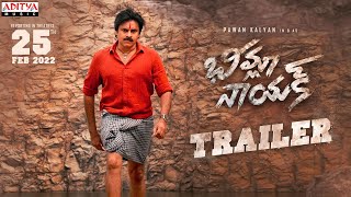 Bheemla Nayak Official Trailer  Pawan Kalyan Rana Daggubati  Trivikram  SaagarKChandra  ThamanS [upl. by Ardnasyl]