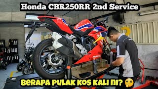 Honda CBR250RR 2nd Service 4000km  BERAPA PULAK KOS KALI NI [upl. by Comfort]