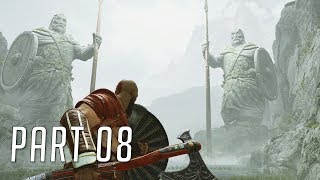 God of War Hard 100 Walkthrough 08 Veithurgard Pass [upl. by Enirrok]