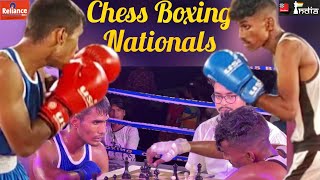 The first ever Chess boxing match in Gujarat  Chess boxing nationals  Anshu Shaw vs Prem Pandit [upl. by Leahcimluap]