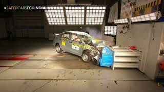 Maruti Dzire score 5 ⭐️ rating in global marutidzire  maruti dzire crash test [upl. by Micheline]