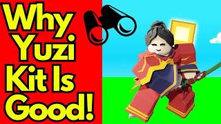 Why Yuzi Kit Is Good Roblox BedWars [upl. by Dolorita]