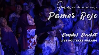 PAMER BOJO LIVE CENDOL DAWET  GERANIUM AT MALANG [upl. by Rissa]