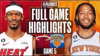 quotMiami Heat vs Knicks Game Highlights  Thrilling NBA Showdown Recap amp Key Playsquot [upl. by Bara]