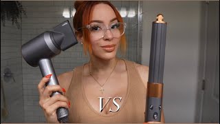 Dyson Hair dryer VS Dyson Airwrap Multistyler [upl. by Boggers]