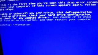 Windows XP PC Boot problems cant get to startup screen [upl. by Imena]