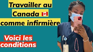 Comment Travailler au Canada comme infirmière [upl. by Nuawaj]