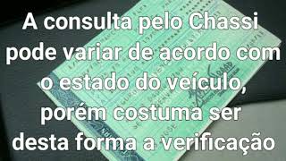 Renavam Consultar Veículo pela Placa e Chassi [upl. by Bancroft]