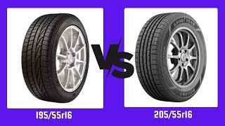 Tire Size 19555r16 vs 20555r16 [upl. by Batha913]