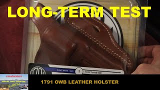 1791 Leather OWB Pancake Holster LongTerm Review [upl. by Arehs618]