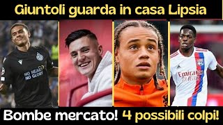 Clamoroso Lipsia Juve si Gioca in Champions e sul Mercato Giuntoli studia 4 Colpi [upl. by Lettig353]